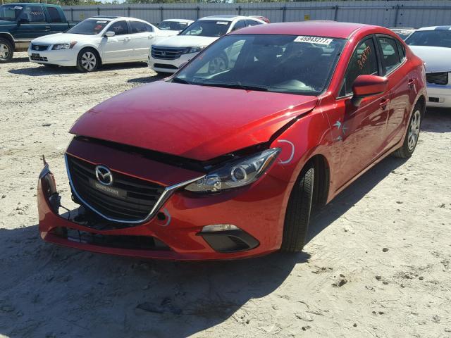 3MZBM1U77FM226291 - 2015 MAZDA 3 SPORT RED photo 2