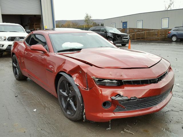 2G1FC1E3XE9237059 - 2014 CHEVROLET CAMARO LT ORANGE photo 1