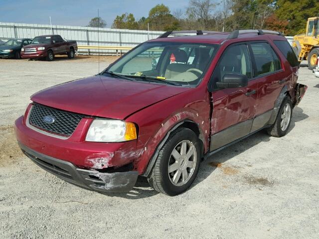 1FMZK01126GA13272 - 2006 FORD FREESTYLE RED photo 2