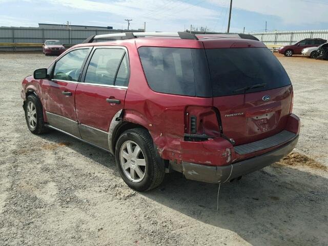 1FMZK01126GA13272 - 2006 FORD FREESTYLE RED photo 3