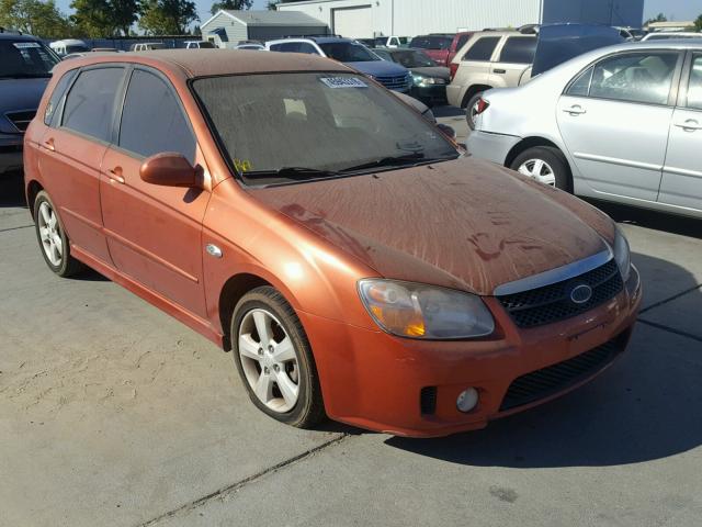 KNAFE161875007144 - 2007 KIA SPECTRA5 S ORANGE photo 1