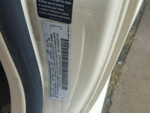 3VWSR31C16M414819 - 2006 VOLKSWAGEN NEW BEETLE 米色 照片 10