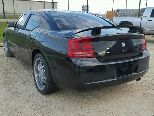 2B3KA43G86H306827 - 2006 DODGE CHARGER SE BLACK photo 3