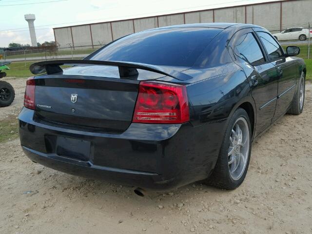 2B3KA43G86H306827 - 2006 DODGE CHARGER SE BLACK photo 4