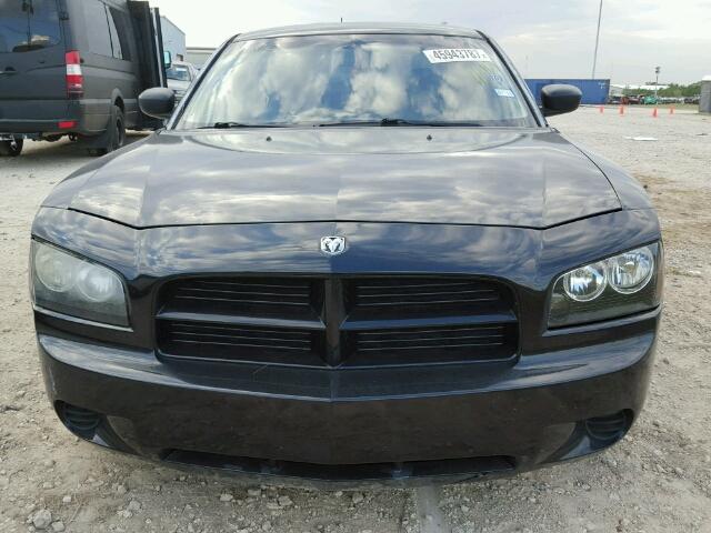 2B3KA43G86H306827 - 2006 DODGE CHARGER SE BLACK photo 9