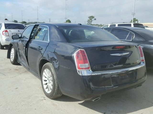 2C3CCAAG3EH287251 - 2014 CHRYSLER 300 BLACK photo 3