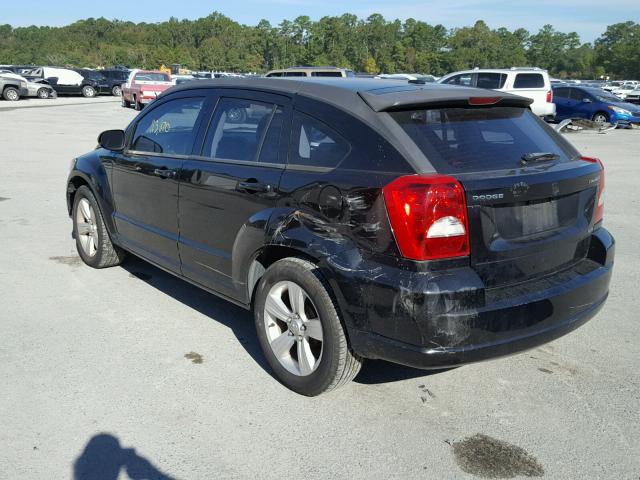 1B3CB4HA1AD660944 - 2010 DODGE CALIBER BLACK photo 3