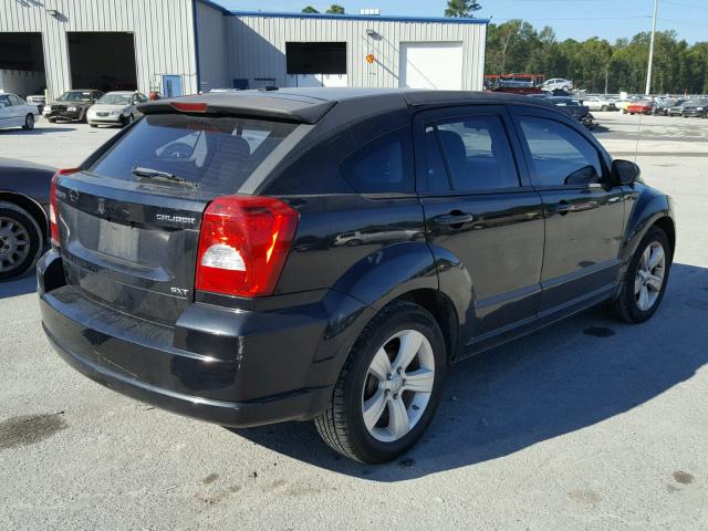 1B3CB4HA1AD660944 - 2010 DODGE CALIBER BLACK photo 4