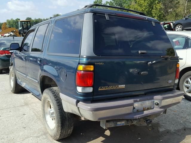 1FMDU34E7VUD02250 - 1997 FORD EXPLORER GREEN photo 3