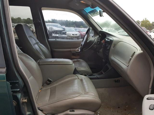 1FMDU34E7VUD02250 - 1997 FORD EXPLORER GREEN photo 5