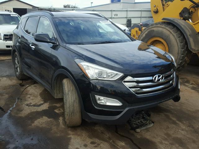 5XYZUDLB2DG075380 - 2013 HYUNDAI SANTA FE S BLACK photo 1