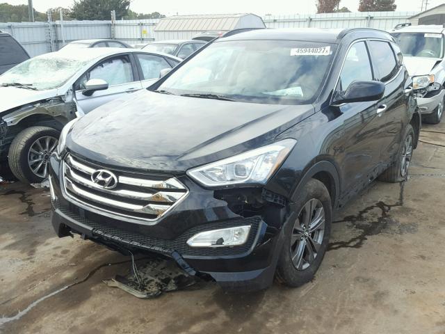 5XYZUDLB2DG075380 - 2013 HYUNDAI SANTA FE S BLACK photo 2