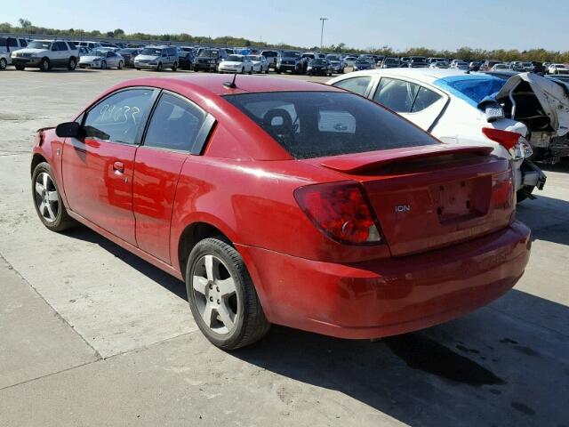 1G8AW18F87Z128987 - 2007 SATURN ION LEVEL RED photo 3