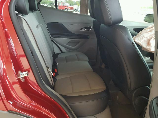 KL4CJCSB7FB261157 - 2015 BUICK ENCORE RED photo 6