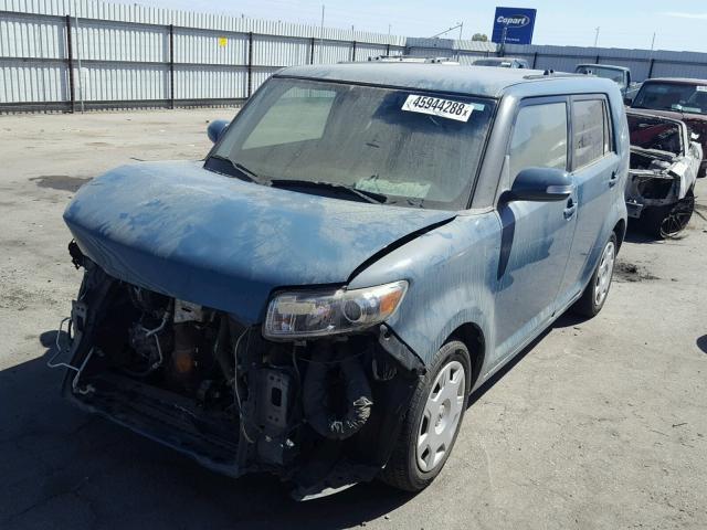 JTLKE50E181055540 - 2008 TOYOTA SCION XB Turquesa foto 2