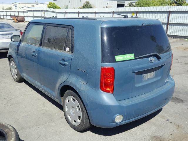 JTLKE50E181055540 - 2008 TOYOTA SCION XB Turquesa foto 3