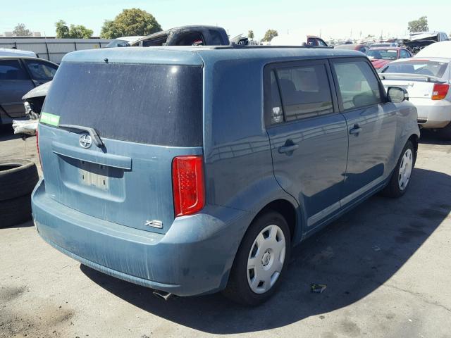 JTLKE50E181055540 - 2008 TOYOTA SCION XB Turquesa foto 4