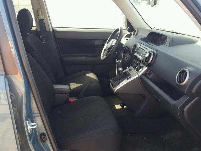 JTLKE50E181055540 - 2008 TOYOTA SCION XB Turquesa foto 5