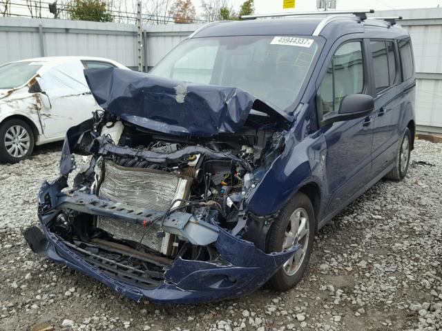 NM0GE9F77F1178433 - 2015 FORD TRANSIT CO BLUE photo 2