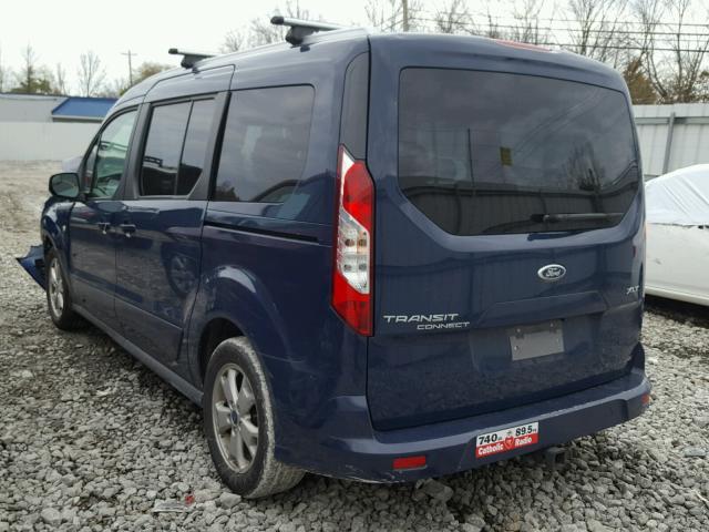 NM0GE9F77F1178433 - 2015 FORD TRANSIT CO BLUE photo 3