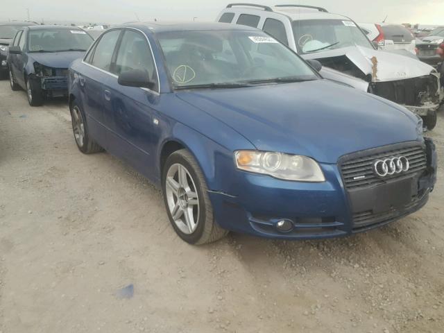 WAUDF78E37A193786 - 2007 AUDI A4 BLUE photo 1