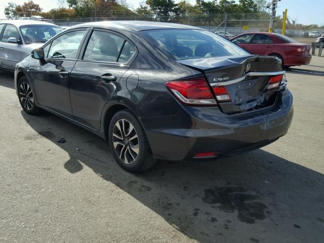 2HGFB2F84DH538958 - 2013 HONDA CIVIC EX BLACK photo 3