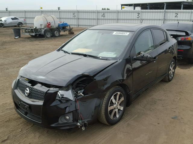 3N1AB6AP4CL661554 - 2012 NISSAN SENTRA 2.0 BLACK photo 2