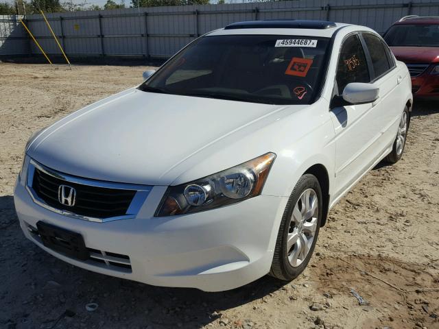 1HGCP26848A059707 - 2008 HONDA ACCORD EXL WHITE photo 2