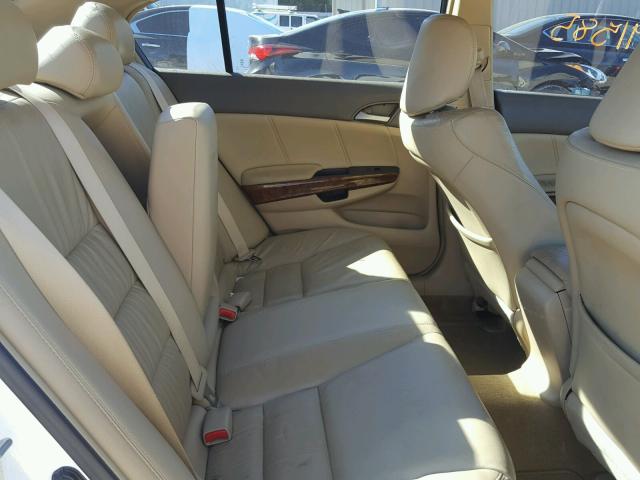 1HGCP26848A059707 - 2008 HONDA ACCORD EXL WHITE photo 6