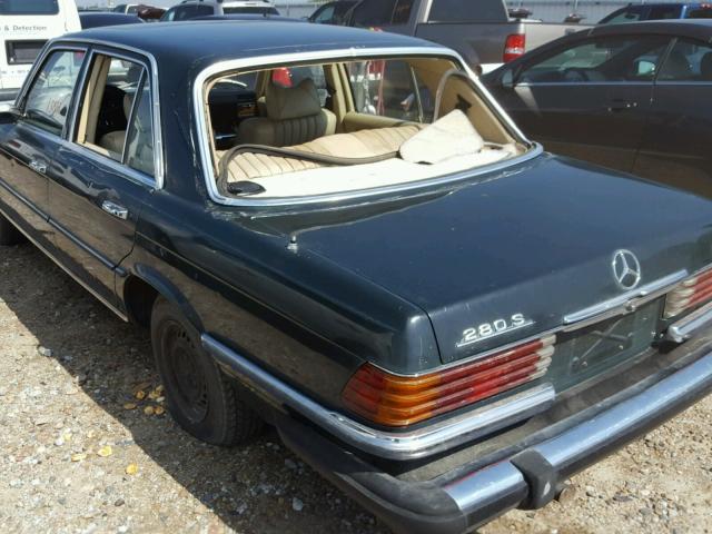 11602012038632 - 1975 MERCEDES-BENZ 280S GREEN photo 9