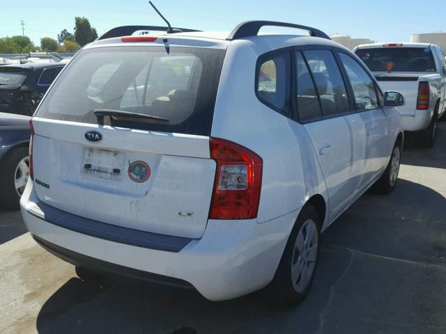 KNAFG529597275928 - 2009 KIA RONDO BASE WHITE photo 4