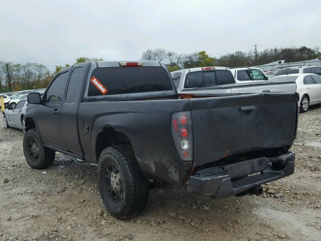 1GCDT196X48210585 - 2004 CHEVROLET COLORADO BLACK photo 3