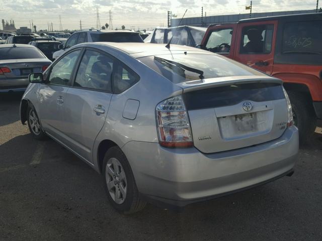 JTDKB20U077560801 - 2007 TOYOTA PRIUS SILVER photo 3