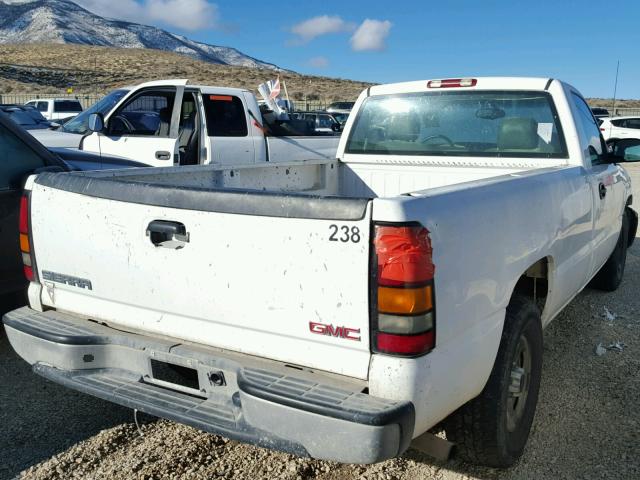 1GTEC14X44Z341221 - 2004 GMC NEW SIERRA WHITE photo 4