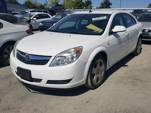 1G8ZS57N18F176610 - 2008 SATURN AURA XE WHITE photo 2