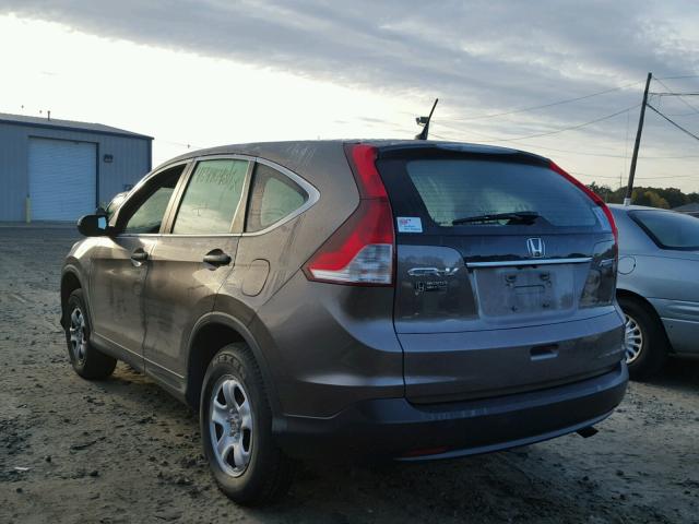 2HKRM4H30EH713752 - 2014 HONDA CR-V BROWN photo 3