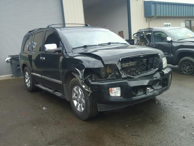 5N3AA08C74N809829 - 2004 INFINITI QX56 BLACK photo 1