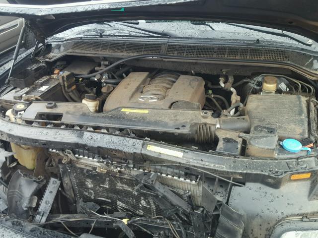 5N3AA08C74N809829 - 2004 INFINITI QX56 BLACK photo 7