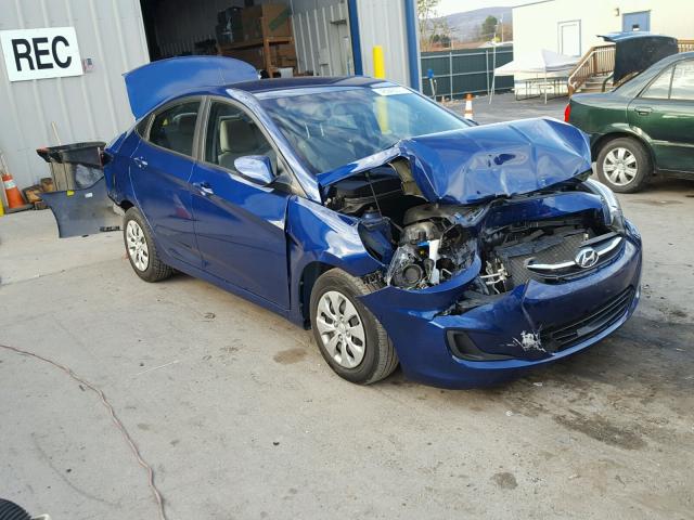 KMHCT4AE3FU892831 - 2015 HYUNDAI ACCENT GLS BLUE photo 1