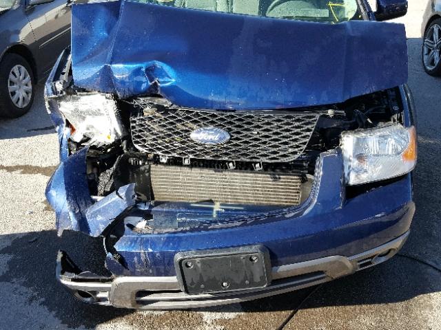 1FMDK05117GA35012 - 2007 FORD FREESTYLE BLUE photo 7