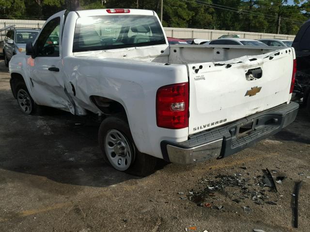 1GCEC14C78Z227636 - 2008 CHEVROLET SILVERADO WHITE photo 3