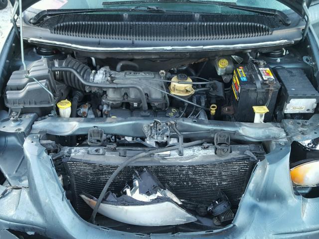 2C4GP54L85R219040 - 2005 CHRYSLER TOWN & COU BLUE photo 7