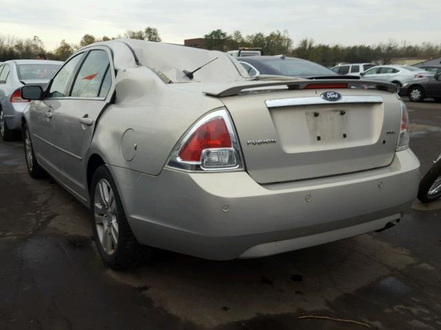 3FAHP08Z99R117127 - 2009 FORD FUSION SEL BEIGE photo 3