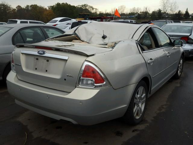 3FAHP08Z99R117127 - 2009 FORD FUSION SEL BEIGE photo 4