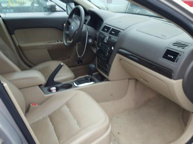 3FAHP08Z99R117127 - 2009 FORD FUSION SEL BEIGE photo 5