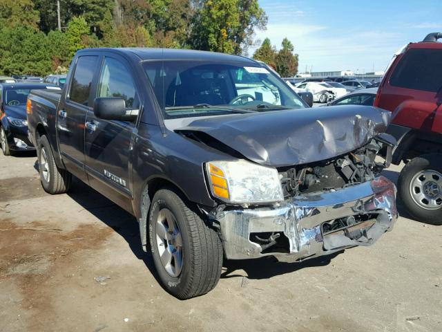 1N6BA07A96N562329 - 2006 NISSAN TITAN XE GRAY photo 1