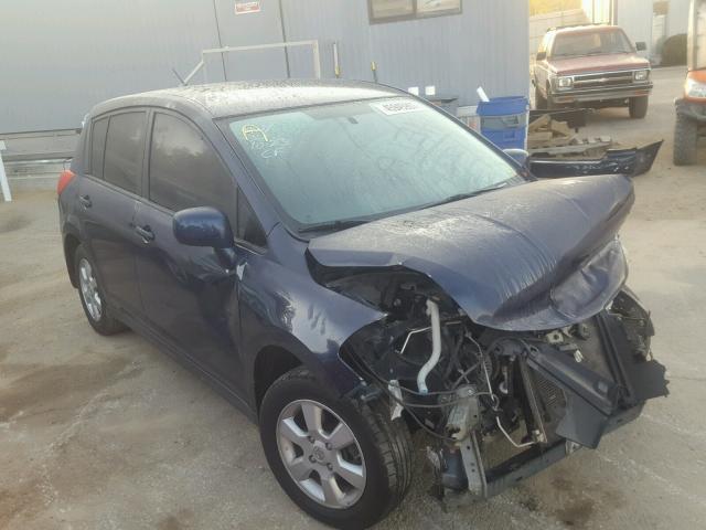 3N1BC13E07L430088 - 2007 NISSAN VERSA S BLUE photo 1