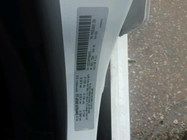 1C3CCCAB7FN594978 - 2015 CHRYSLER 200 LIMITE WHITE photo 10