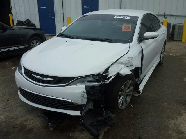 1C3CCCAB7FN594978 - 2015 CHRYSLER 200 LIMITE WHITE photo 2