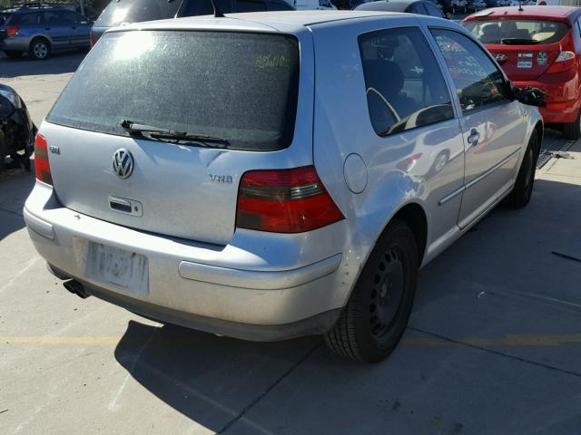 9BWDH61J534015858 - 2003 VOLKSWAGEN GTI VR6 SILVER photo 4